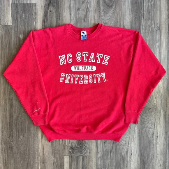 Unbranded Other - Vintage NC State University North Carolina Sweatshirt Men's Size L Wolf Pack